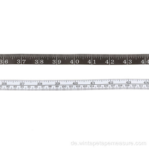 Schwarzes und weißes 60-Zoll-Maßband für Schneiderei